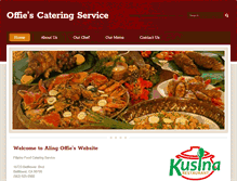 Tablet Screenshot of offiescatering.com
